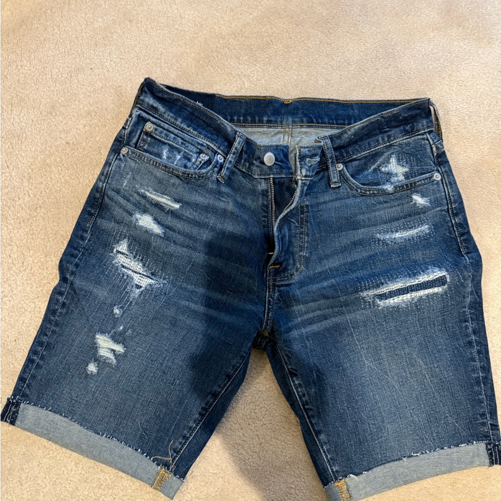 Abercrombie & Fitch Blue Jean Shorts